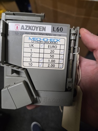 Azkoyen l60 coin mech - azkoyen,