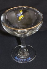 BABYCHAM GLASSES X6 Vintage Collectible 1970s