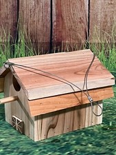 Handmade Cedar Barn Birdhouse