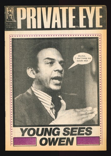 Private eye magazine - eye, back