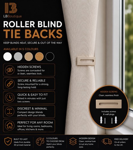 Vertical blind tie back - blind,