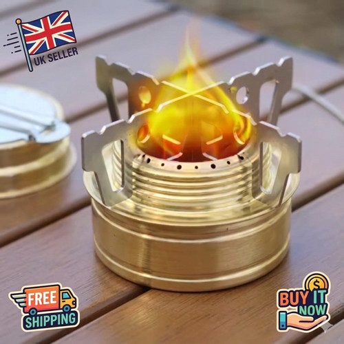 Titanium alcohol stove cross - titanium,