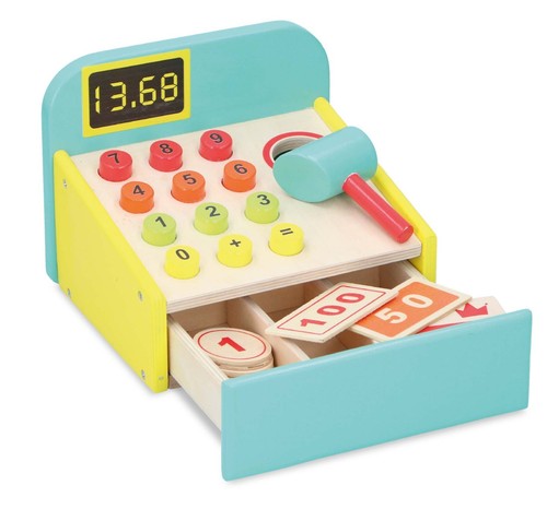 Wooden cash register - wooden, till
