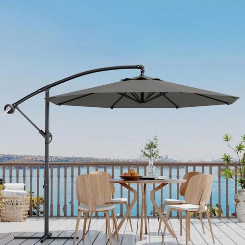 Cantilever parasol grey - cantilever,