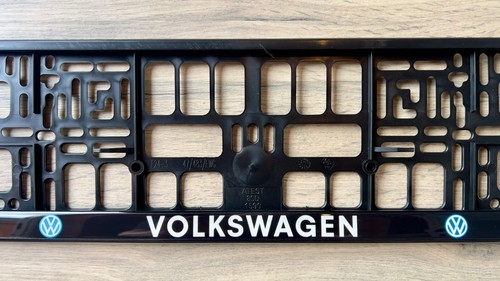 Volkswagen car number plate - 2x,