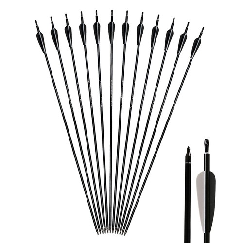 12pcs archery aluminum - archery,