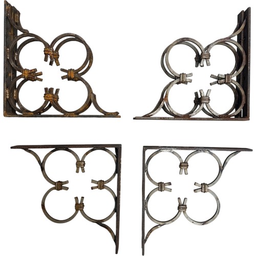 Antique wrought iron shelving - antique,
