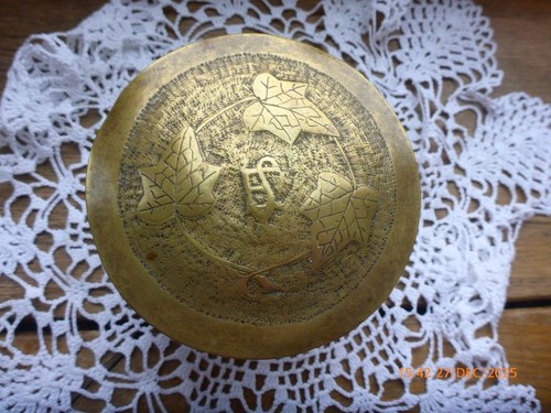 Ww1 trench art brass - art,