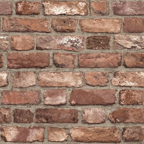 Red brick wallpaper - 3d,