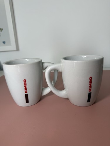 Kimbo coffee mugs pair - kimbo,