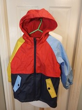 Kids Waterproof Jacket Fleece Lined 3-4 Years Colourful