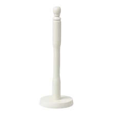 Kitchen Roll Holder Cream Wooden Paper Towel Pole Storage Stand Rack Dispenser