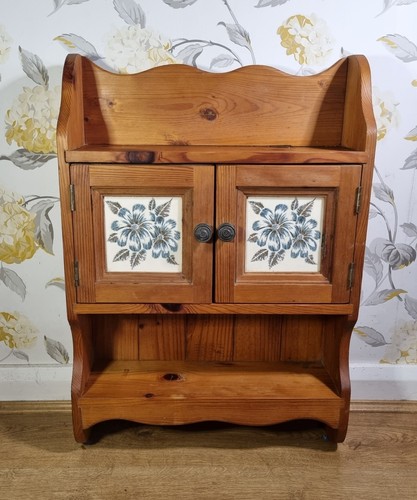 Vintage pine spice cabinet - vintage,