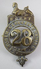 Brass Glengarry Badge 28th