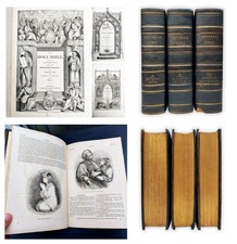 1836 - KJV Pictorial Bible - Complete - Old New Testament - ILLUSTRATED - Quarto