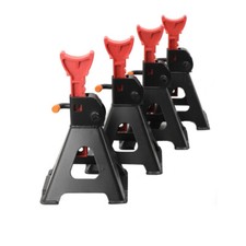4PCS 3 Ton Axle Stands Floor Jack Lifting Capacity Stand Heavy Duty Car Caravan