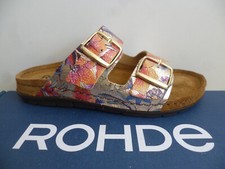 Rohde Women's Slippers Sandals Shoes Leather Multicolored 5864