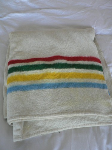 Vintage witney blanket cream - vintage,