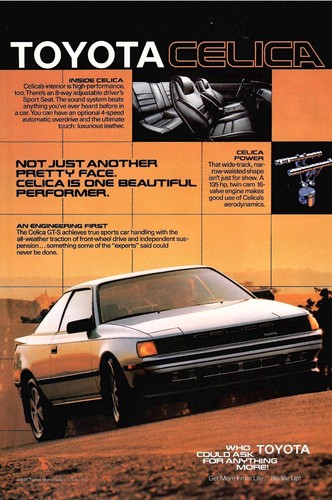 Vintage 1986 toyota celica - vintage,