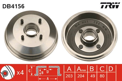 New brake drum for - new,