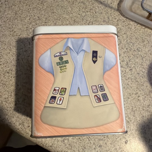 Girl scout brownie tin - brownie, cookie