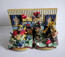 Ceramic Resin Teddy Bear Book