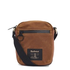 NEW - Official Barbour Field Wax Crossbody Bag Tan/Black