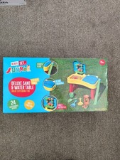 Deluxe Sand & Water Table Kids Outdoor Garden 24 Accessories Activity Toy