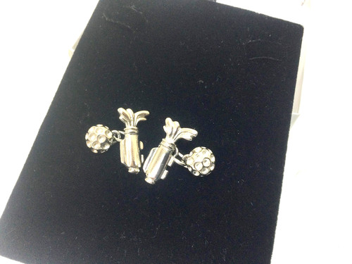 Vintage silver tone golf - vintage,