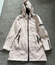 Ilse Jacobsen Indigo Hornbaek Raincoat Jacket Size 38 UK 12 Light Pink