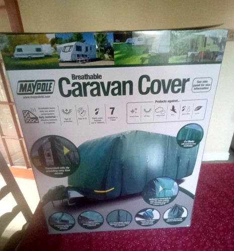 Caravan cover ply green - 4-ply,