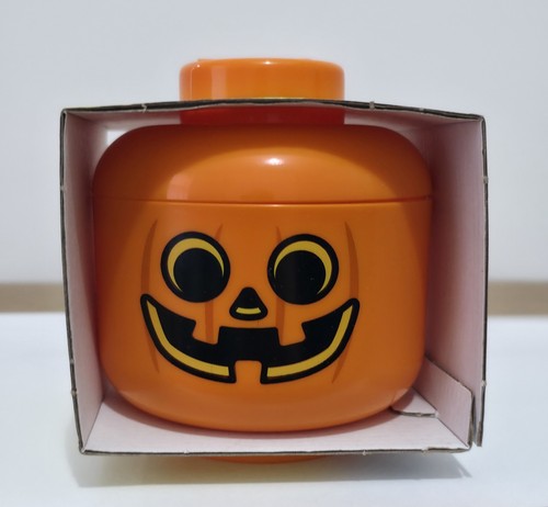 Lego storage head pumpkin - lego,