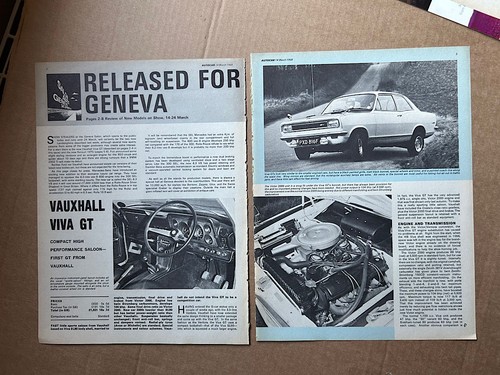 Vauxhall viva autocar - vauxhall, gt