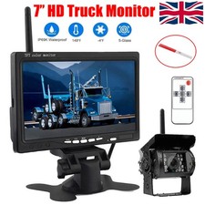 7" LCD Monitor Wireless Car