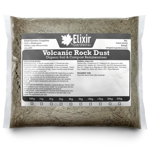Volcanic rock dust - rock, |
