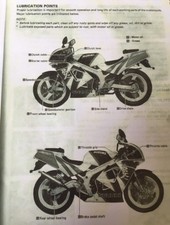 SUZUKI RGV 125 WORKSHOP SERVICE MANUAL Paper bound copy nos