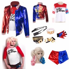 Adult Cosplay Women Harley Quinn Suicide Squad Costume Halloween Fancy Dress