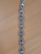 Diamonte Trimming 1.50m For Dress Trimming Sew On Add  Sparkle To Garment 