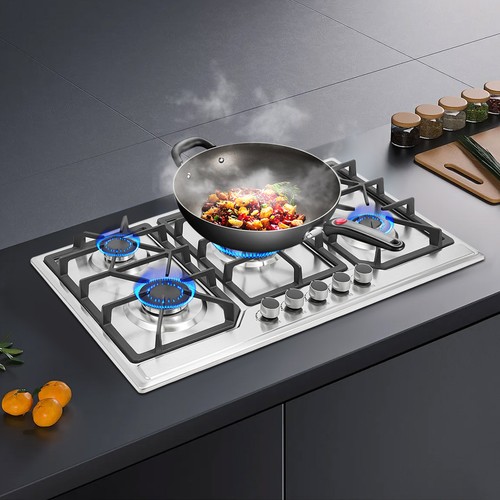 Gas cooktop burners built in - 5, built-in