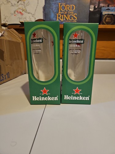 Heineken new style pint glass - heineken,