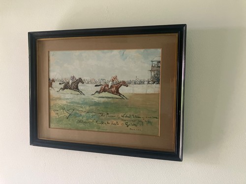 Original watercolour horse - watercolour,