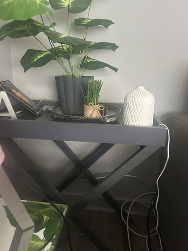 Grey tray table - grey,
