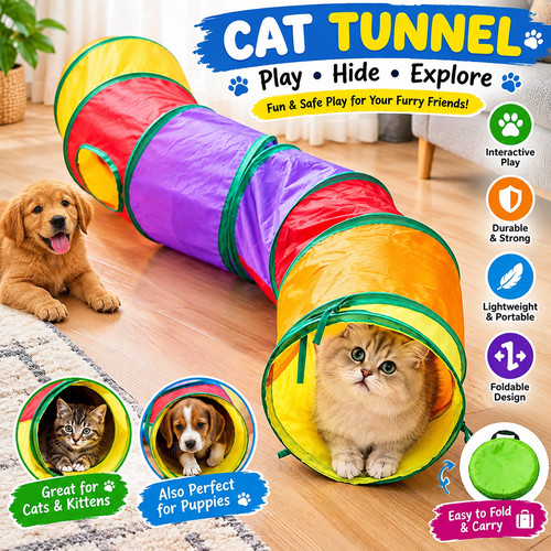 Cat tunnel pet tube - cat,