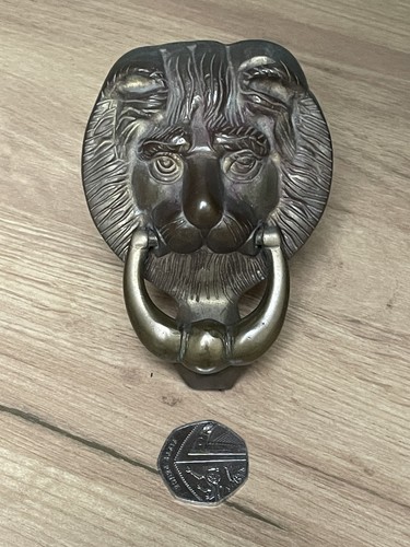 Vintage brass door - vintage, knocker
