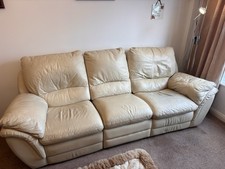 Leather Recliner Sofa