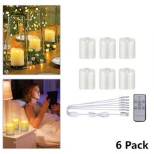6x Flameless LED Candle