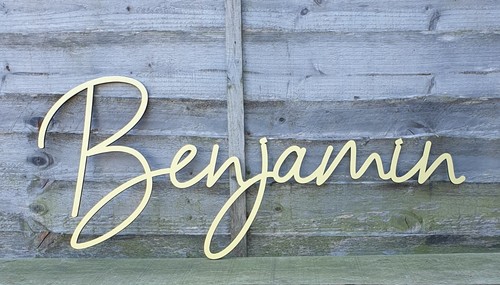 Personalised wooden name large - wooden,
