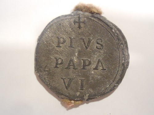 Papal lead bull pope - lead, vi