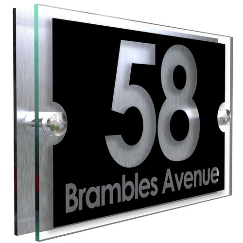 House number plaques - house,