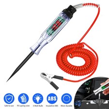 Car Circuit Tester Pen Auto Fuse Test Probe Light Tool For 6V 12V 24V DC